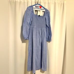 JCrew smocked dress